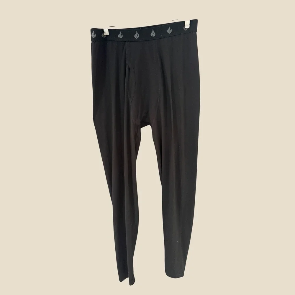 Heat Holders Mens Thermal Leggings Black Base Layer Pants Large Stretch Winter‎